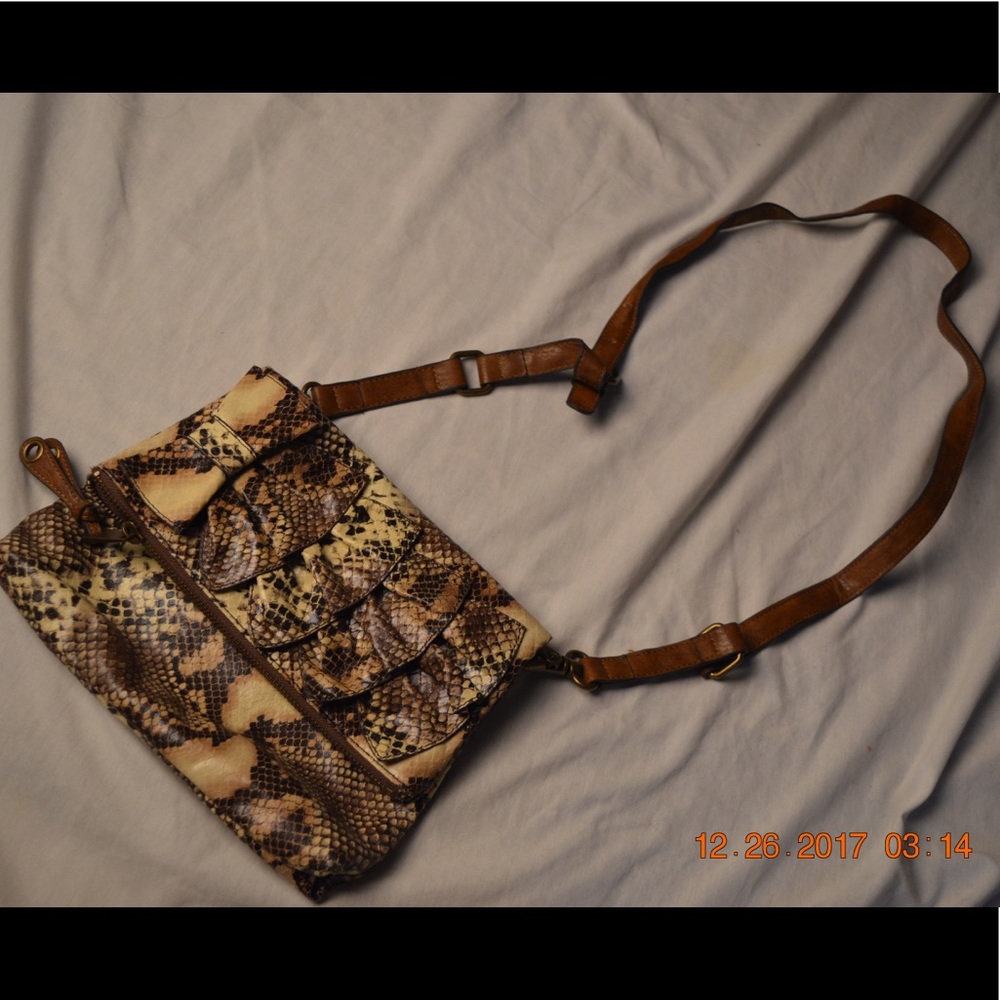 Snakeskin Crossbody Bag